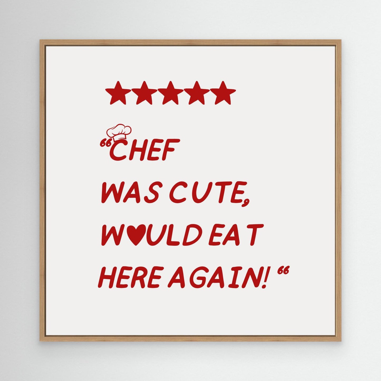 Chef Was Cute!