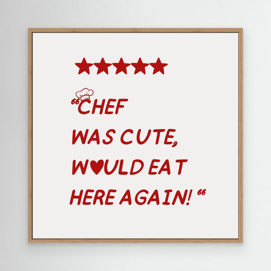 Chef Was Cute!