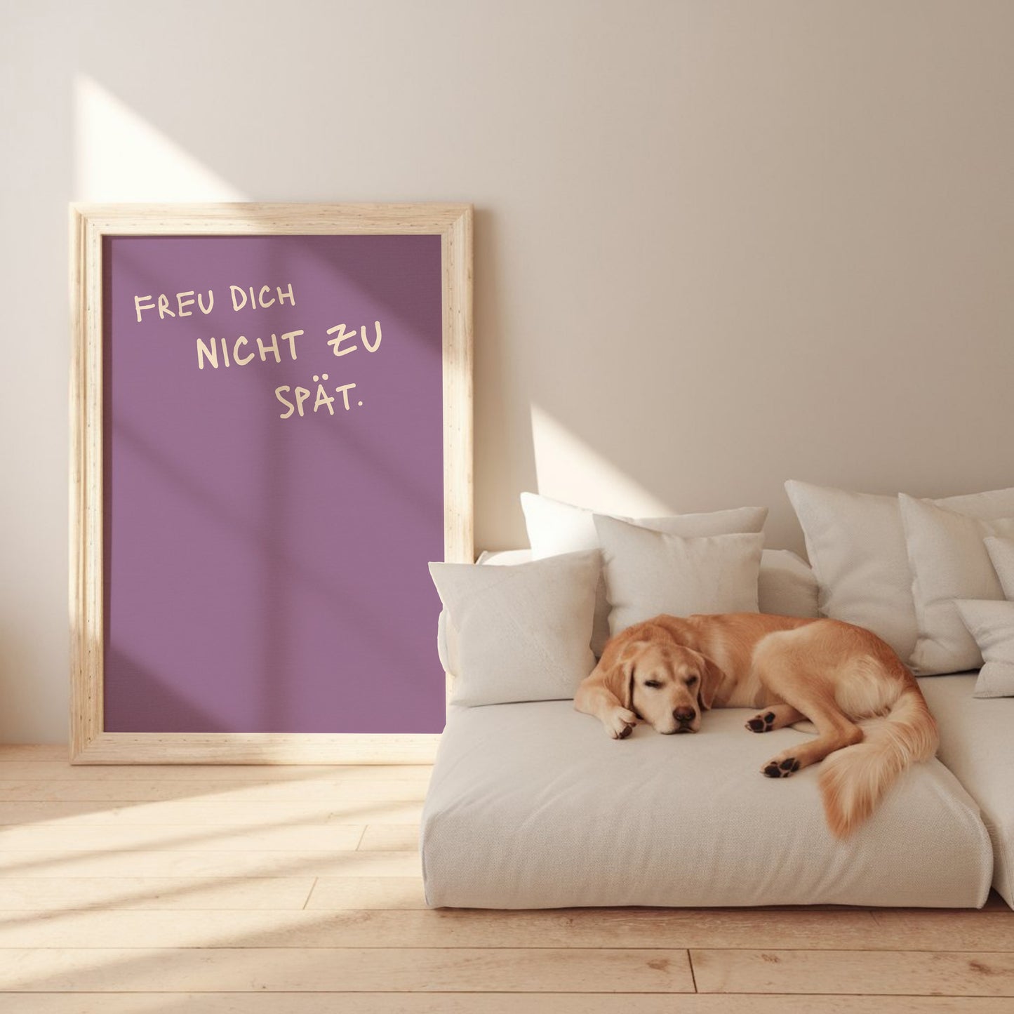 Freu dich nicht zu spät