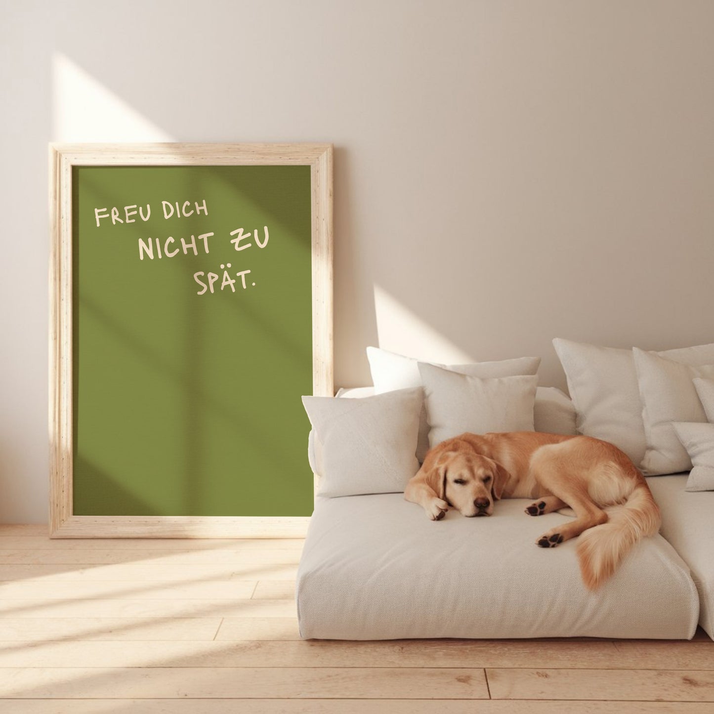 Freu dich nicht zu spät