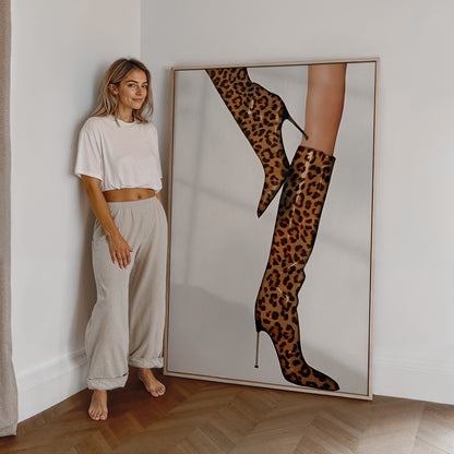 Leopard Stiefel