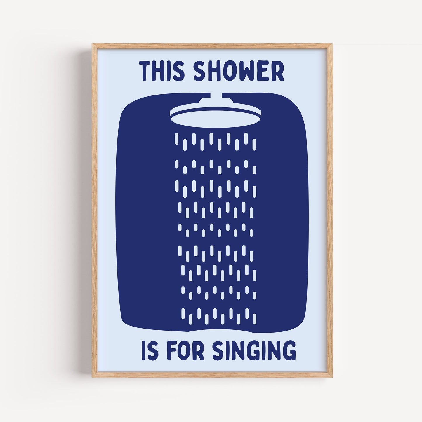 This Shower is for singing