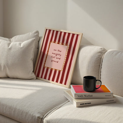 On the naughty list and proud