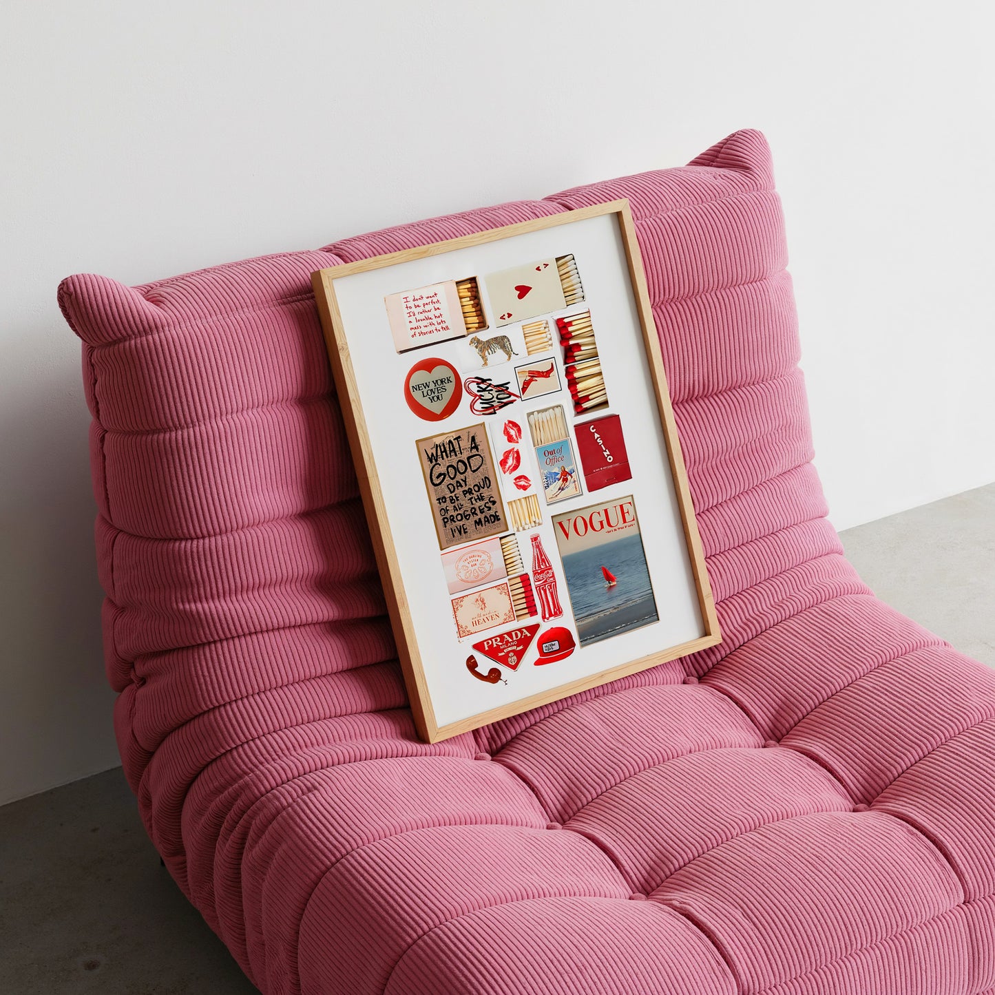 Rote Streichholzschachteln