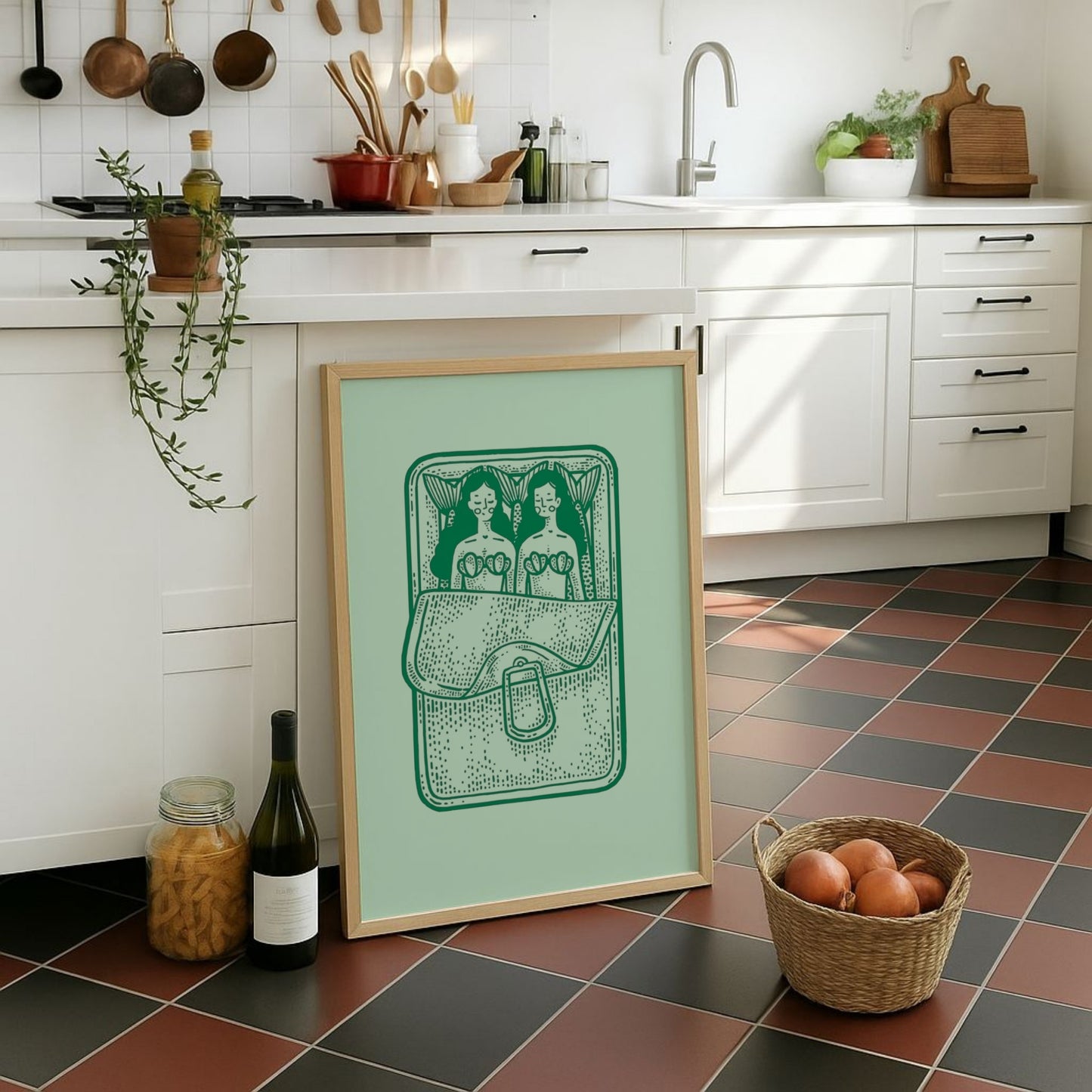 Grüne Meerjungfrauen