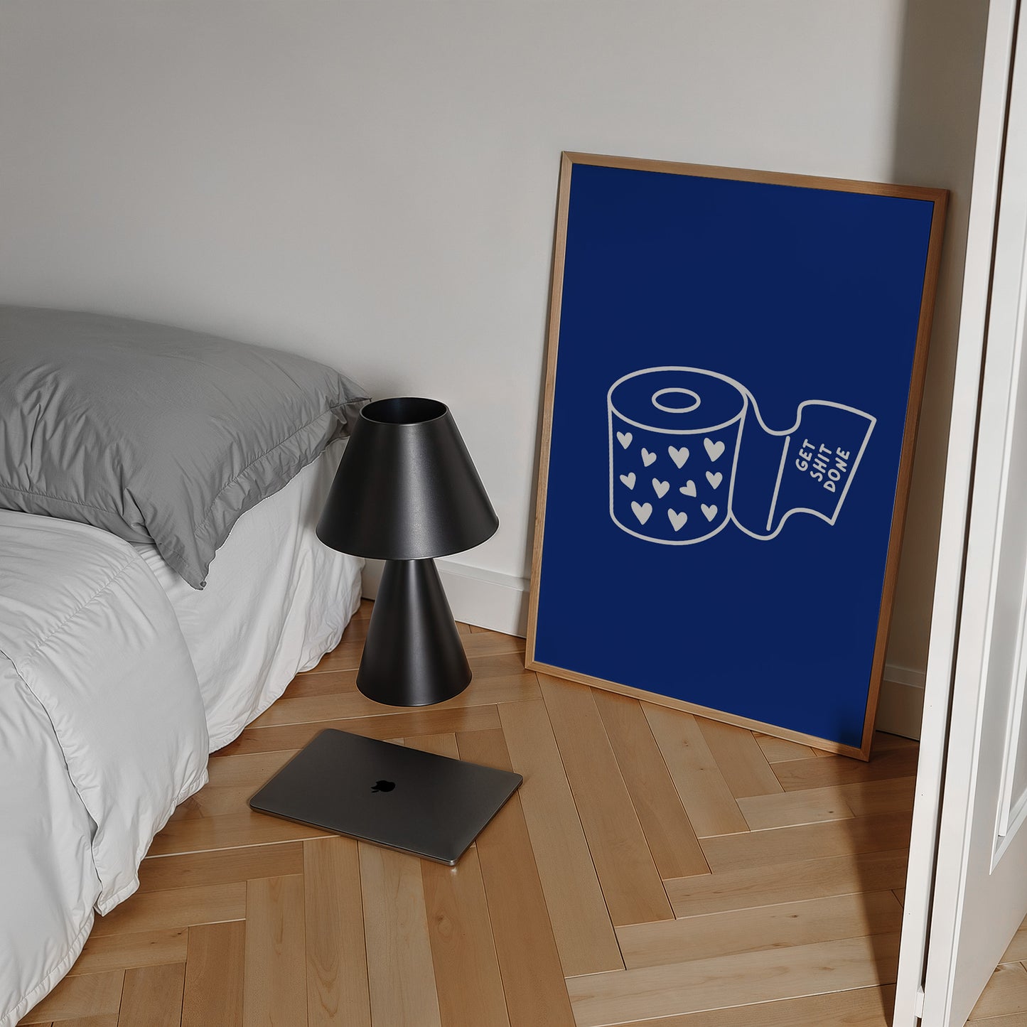 Toilettenpapier mit Liebe