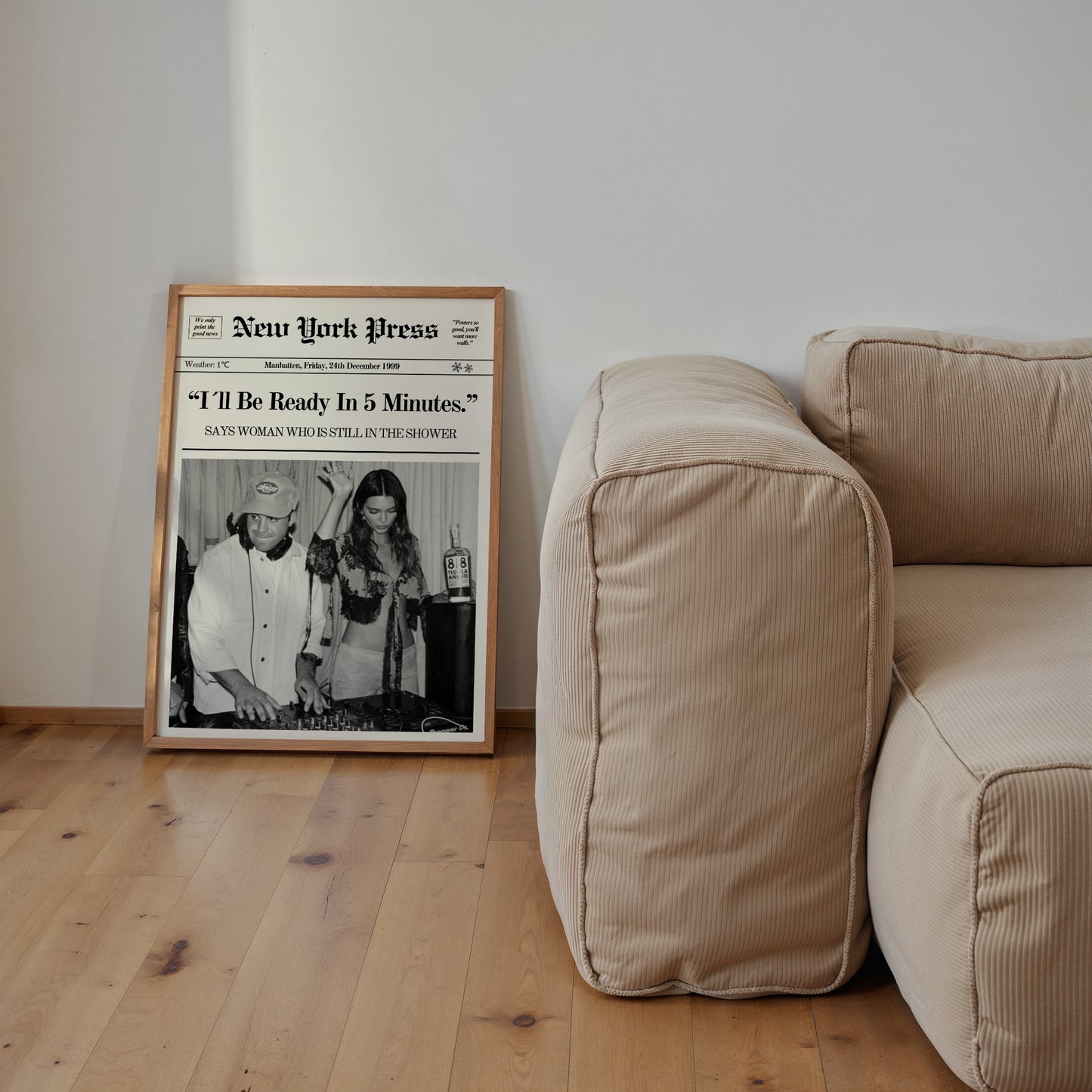 I´ll be ready in 5 Minutes.