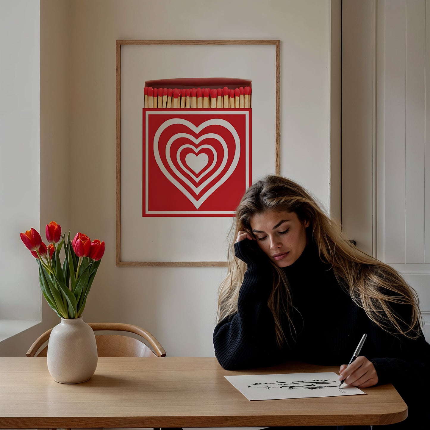 Streichölzer mit Liebe