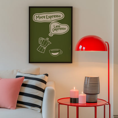 More Espresso Less Depresso