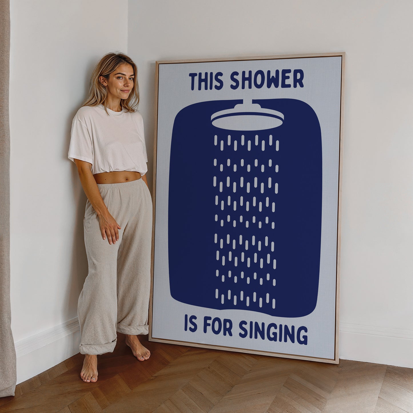 This Shower is for singing