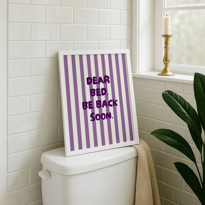 Dear Bed