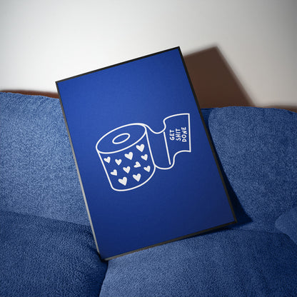 Toilettenpapier mit Liebe