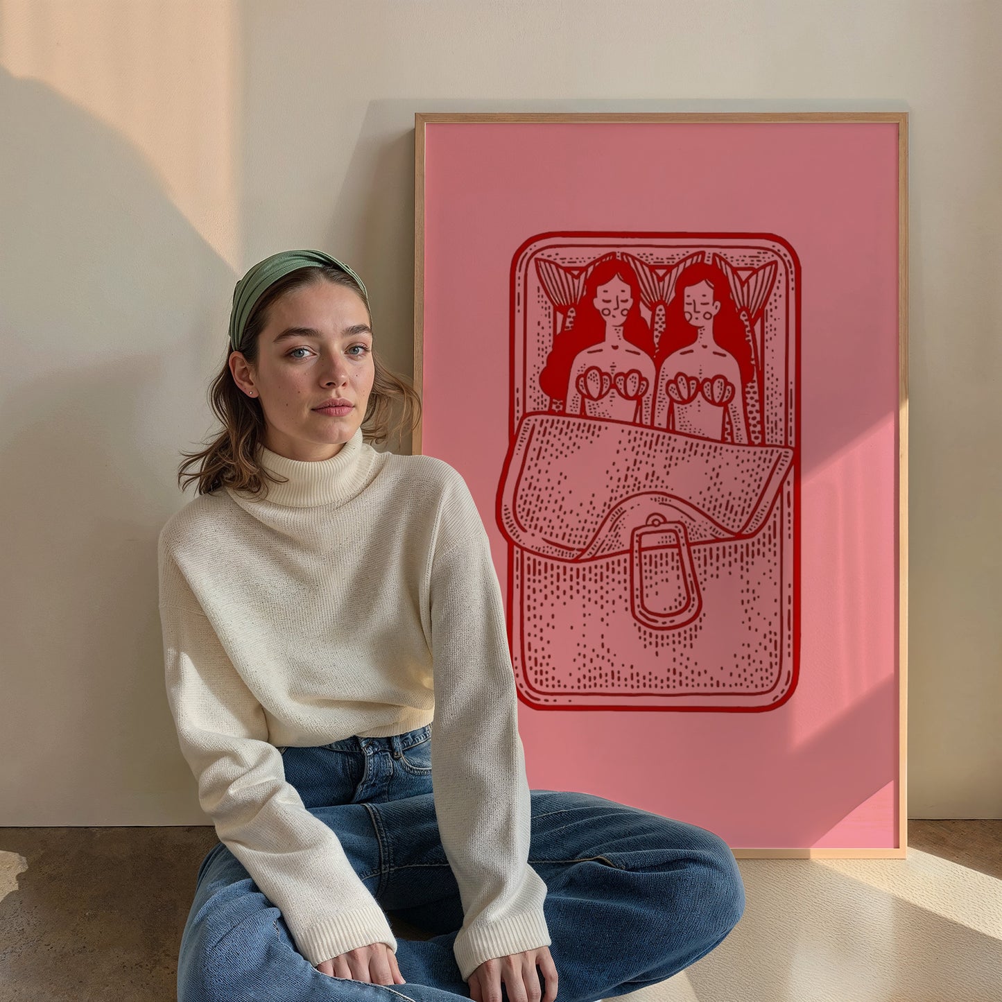 Pinke Meerjungfrauen