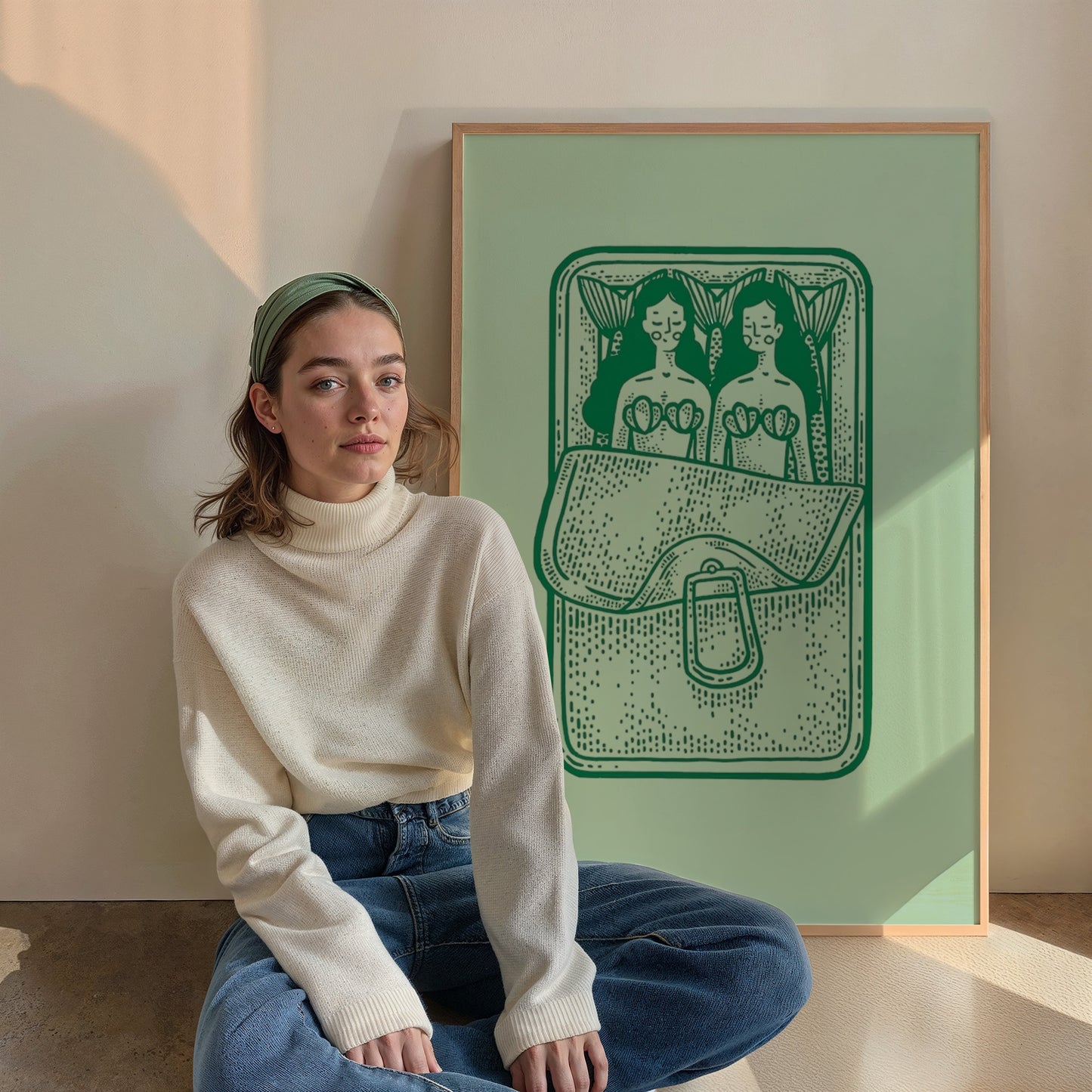 Grüne Meerjungfrauen