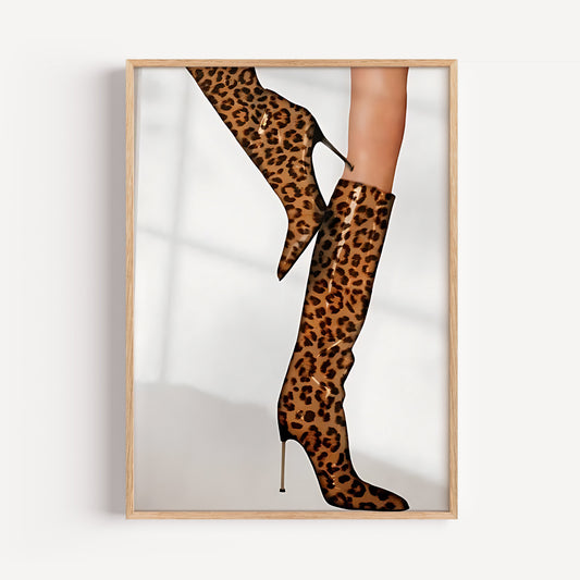 Leopard Stiefel