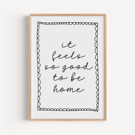 Feels so good to be home