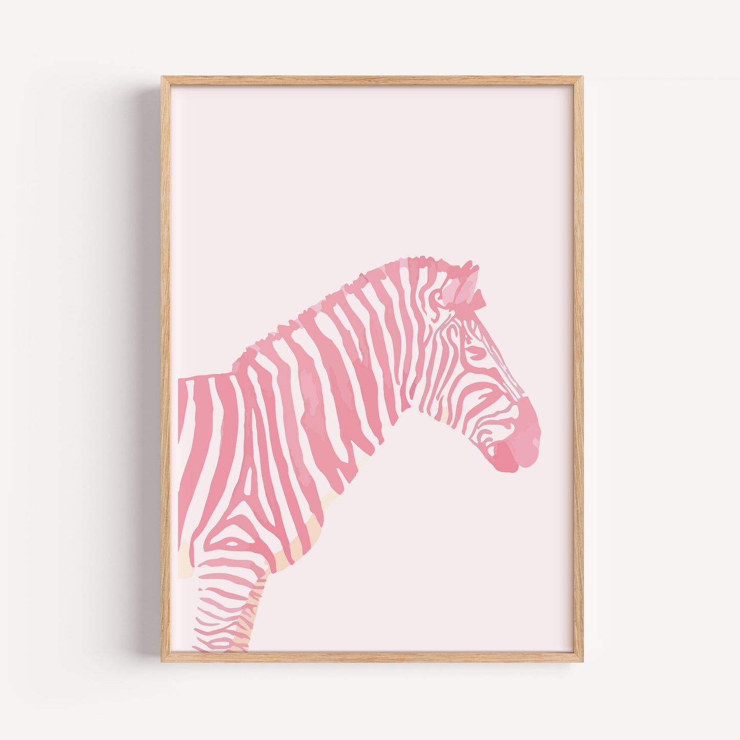 Pinkes Zebra