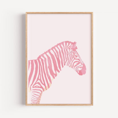 Pinkes Zebra