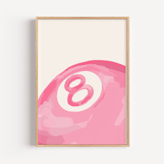 8 Ball - pink