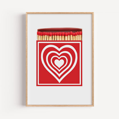 Streichölzer mit Liebe