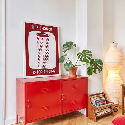 This Shower is for singing