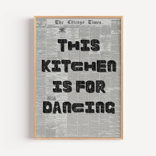 This Kitchen is for dancing