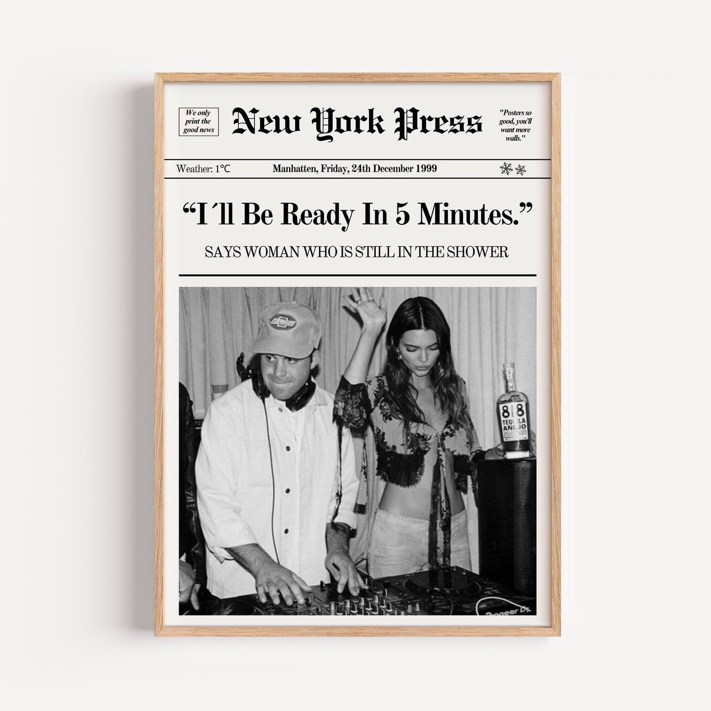 I´ll be ready in 5 Minutes.