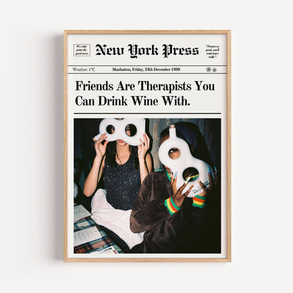 Friends are Therapists