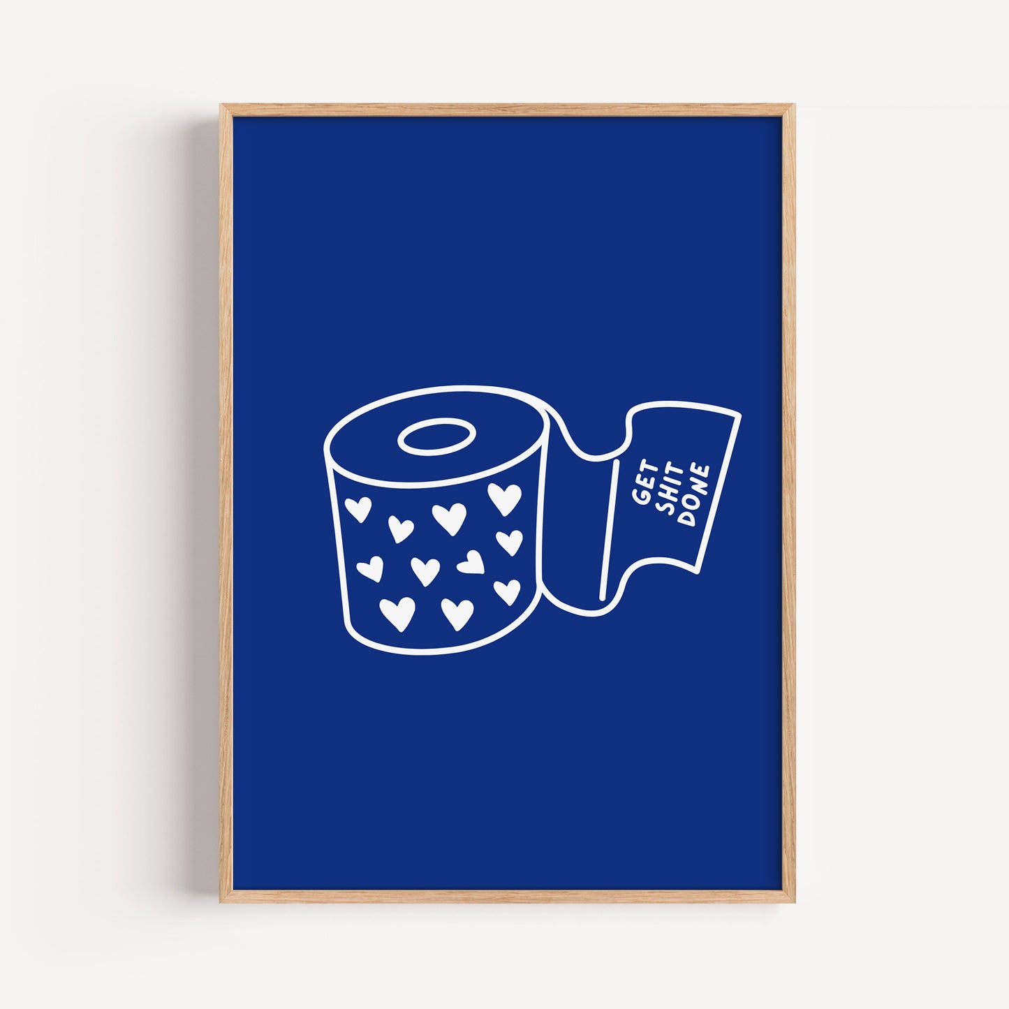 Toilettenpapier mit Liebe