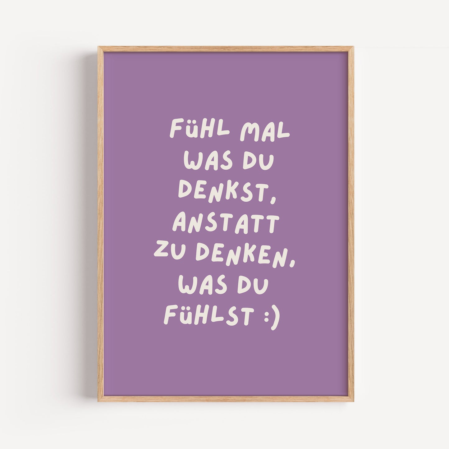 Fühl mal was du denkst