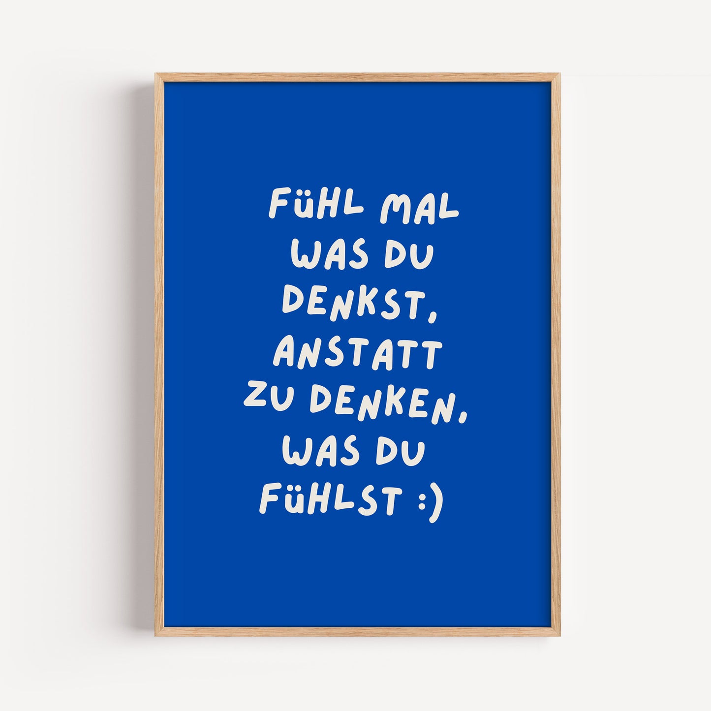 Fühl mal was du denkst