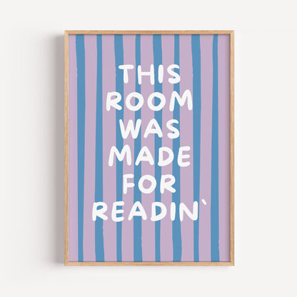 This Room Was Made For Readin´
