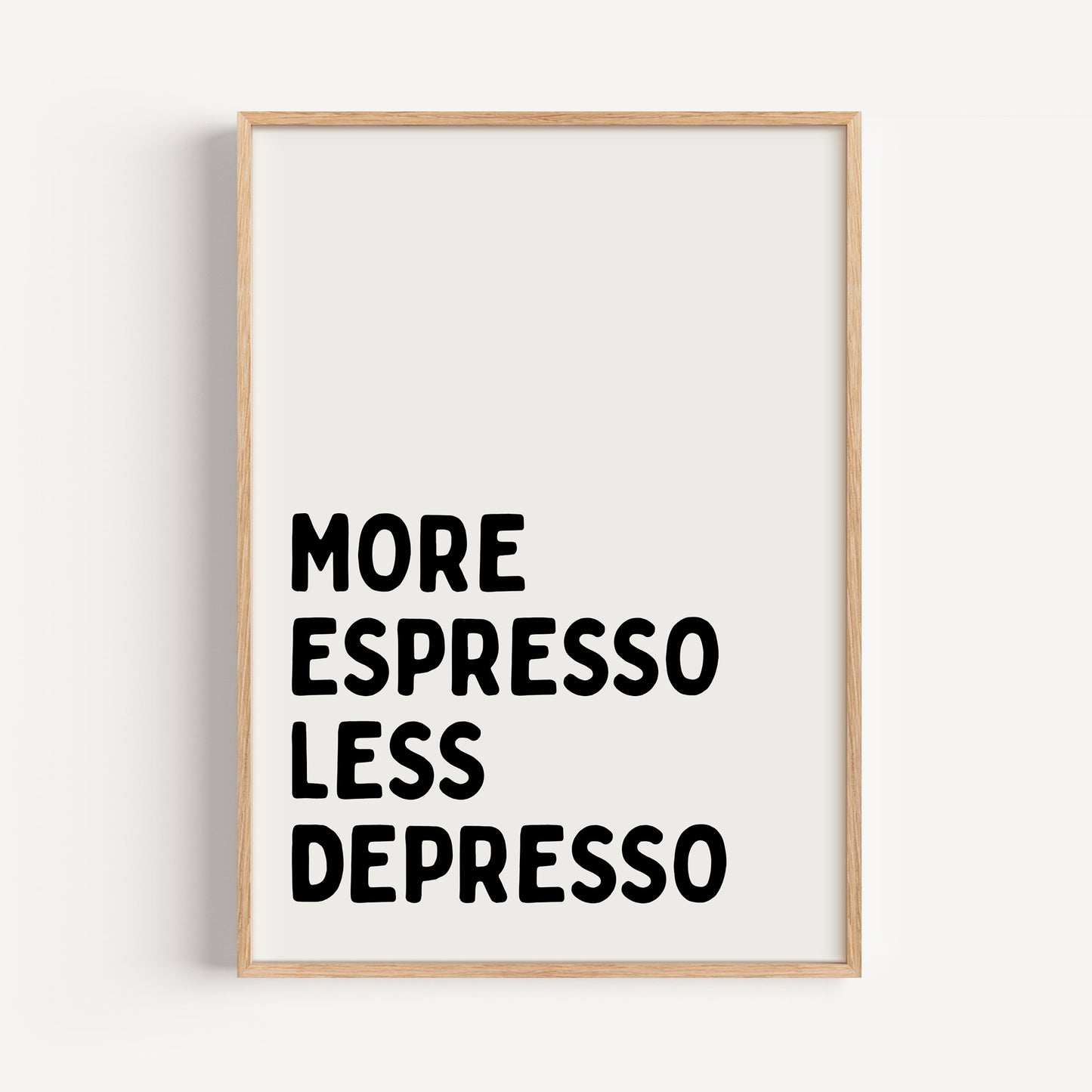 More Espresso Less Depresso