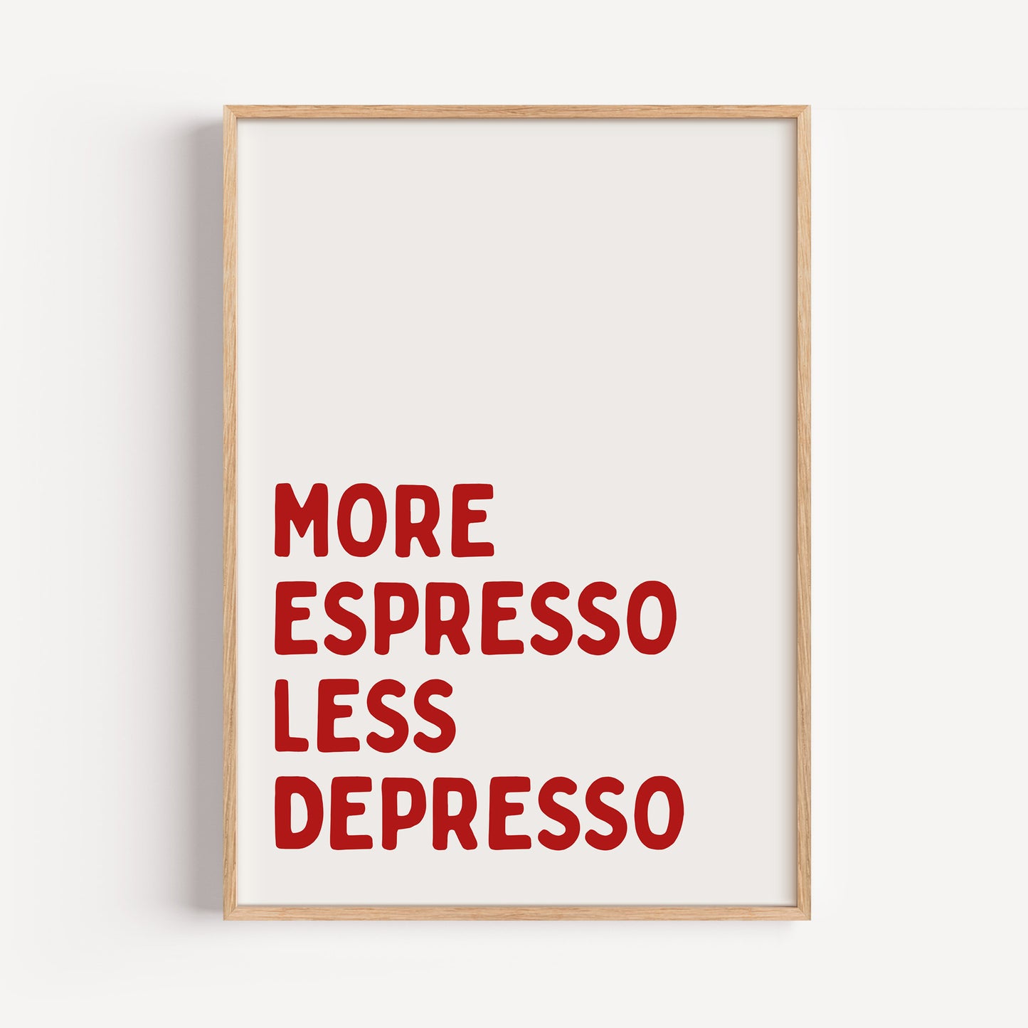 More Espresso Less Depresso