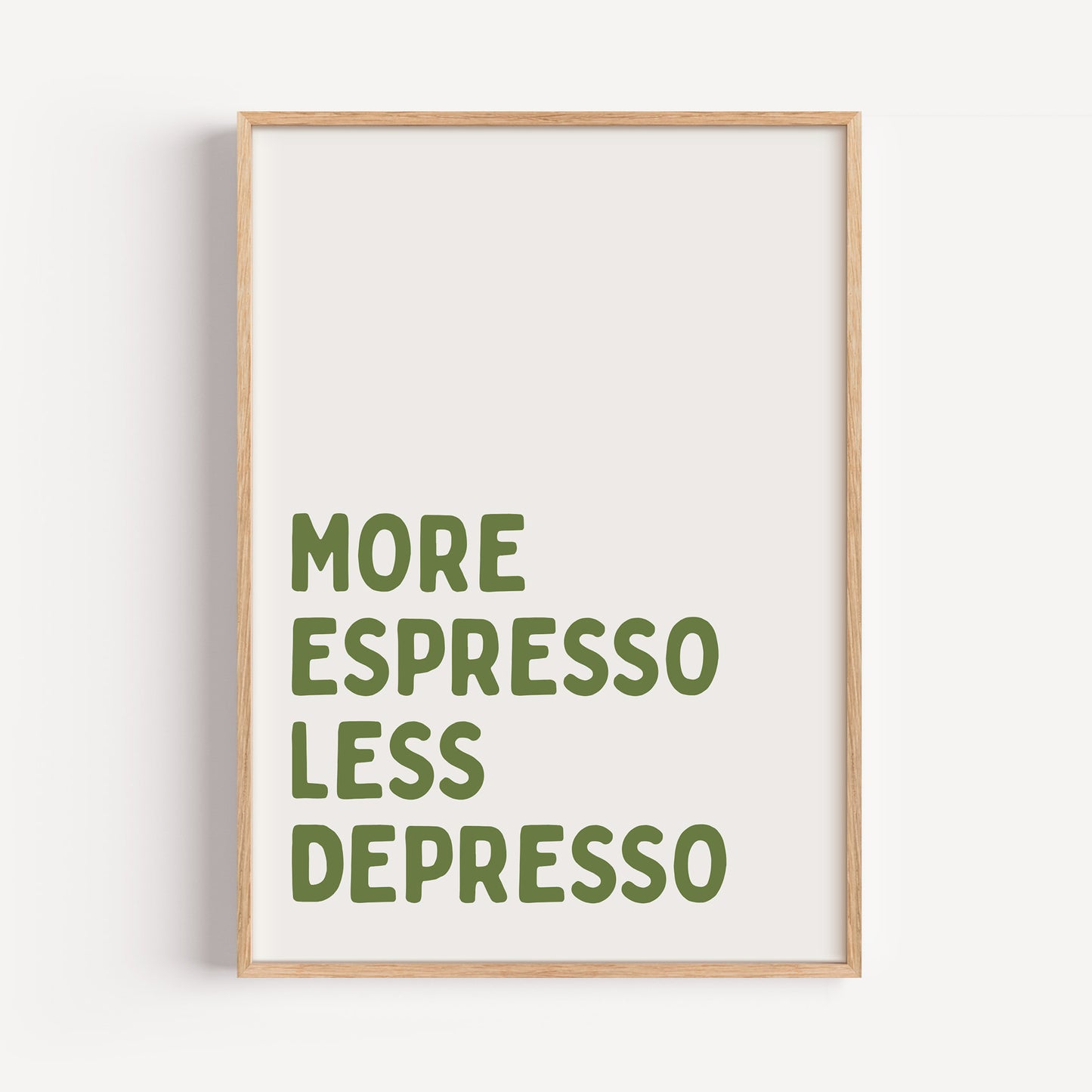 More Espresso Less Depresso