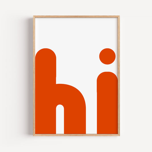 Hi - orange