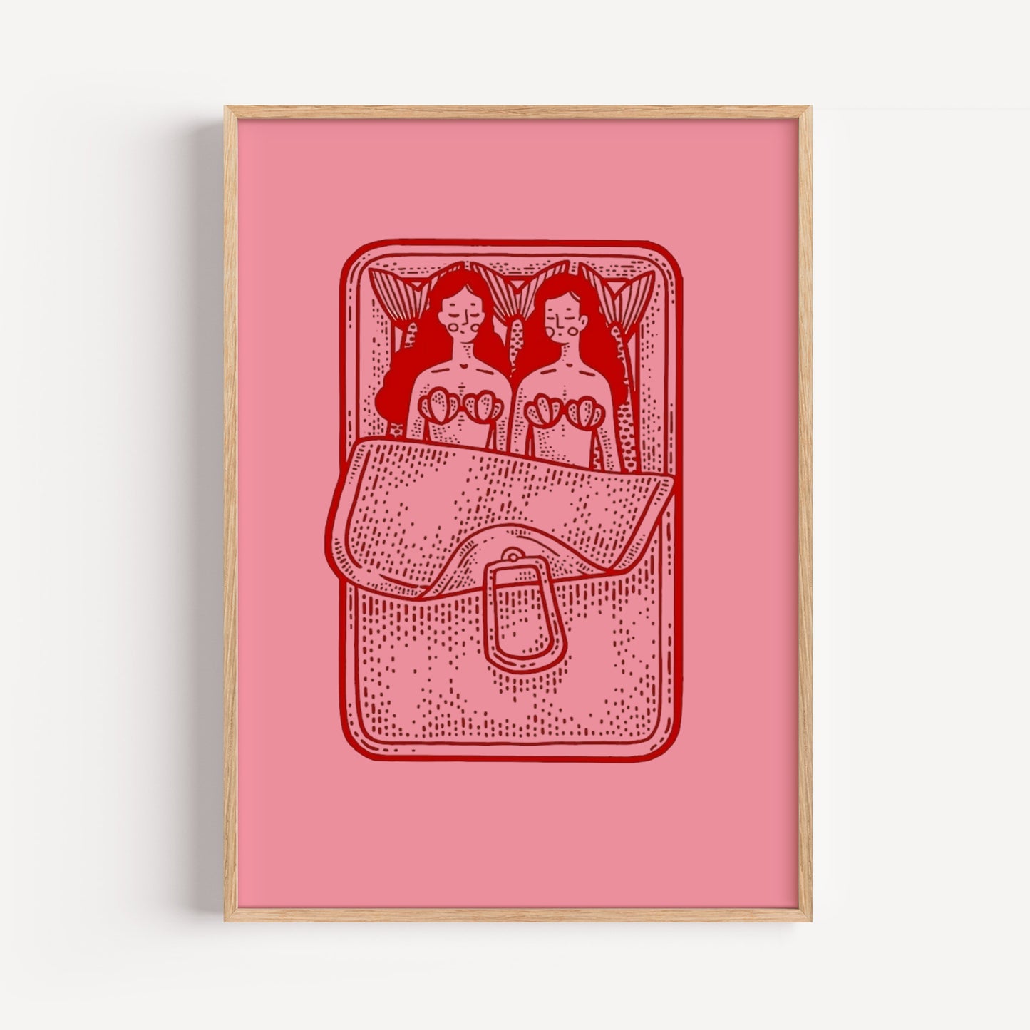 Pinke Meerjungfrauen