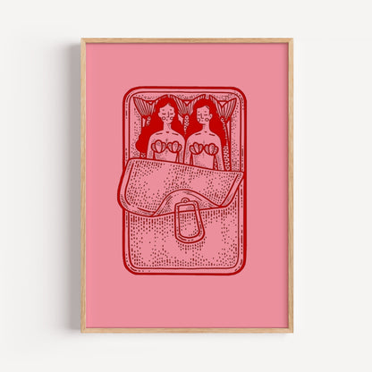 Pinke Meerjungfrauen