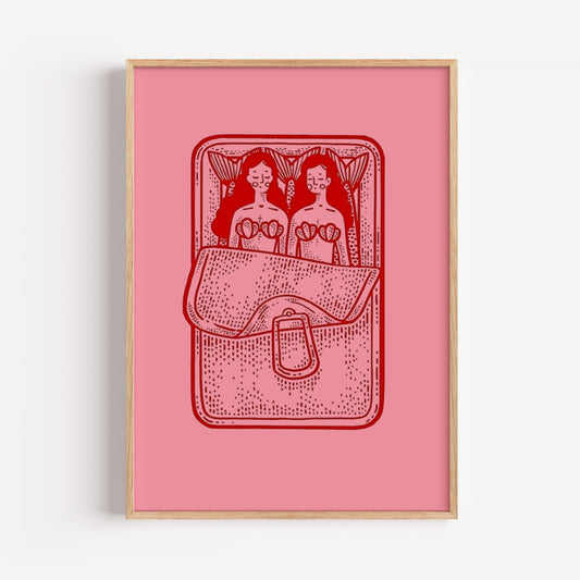 Pinke Meerjungfrauen