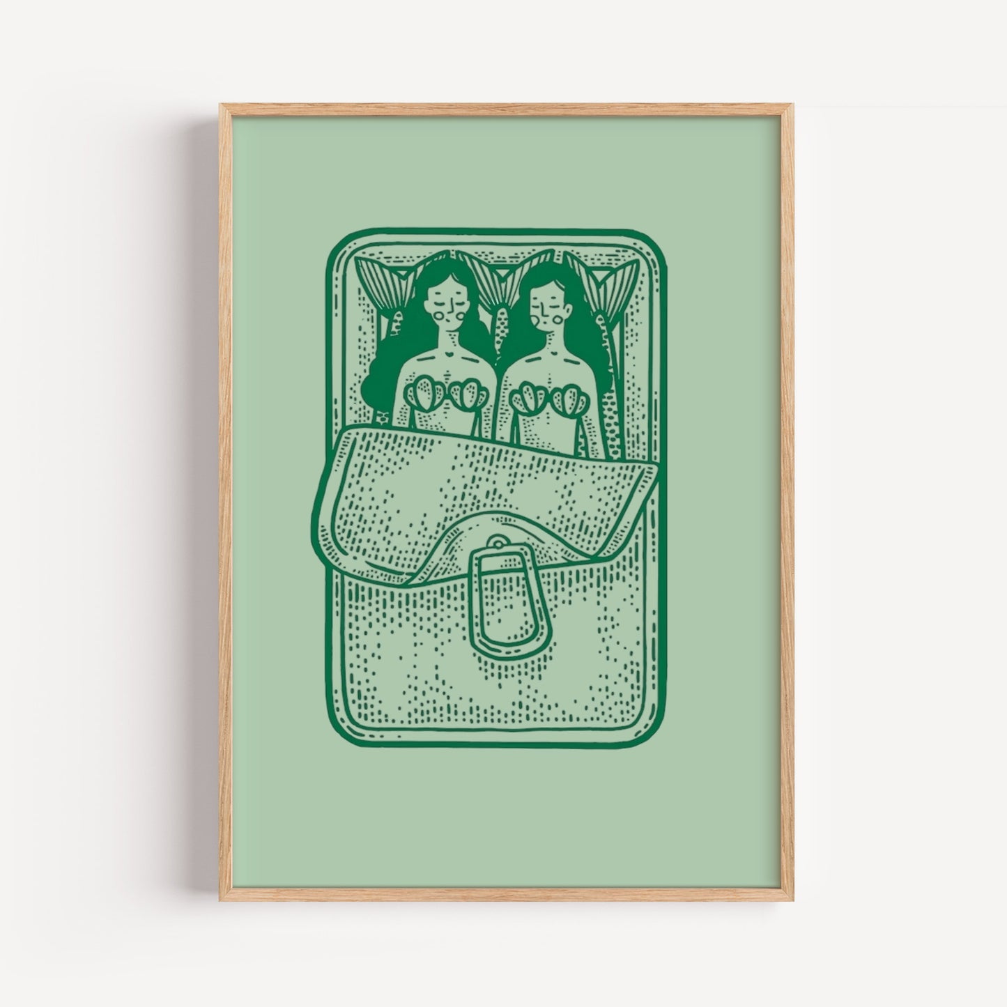 Grüne Meerjungfrauen