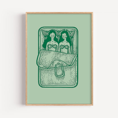 Grüne Meerjungfrauen