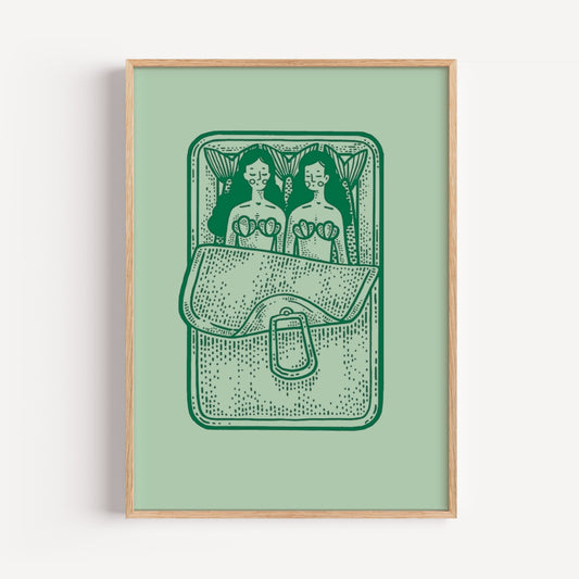 Grüne Meerjungfrauen