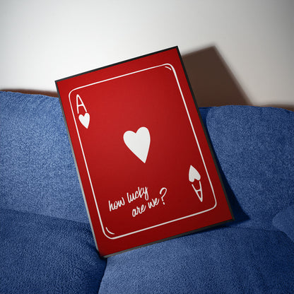 How Lucky Are We? Spielkarte