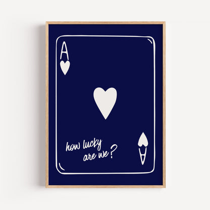 How Lucky Are We? Spielkarte