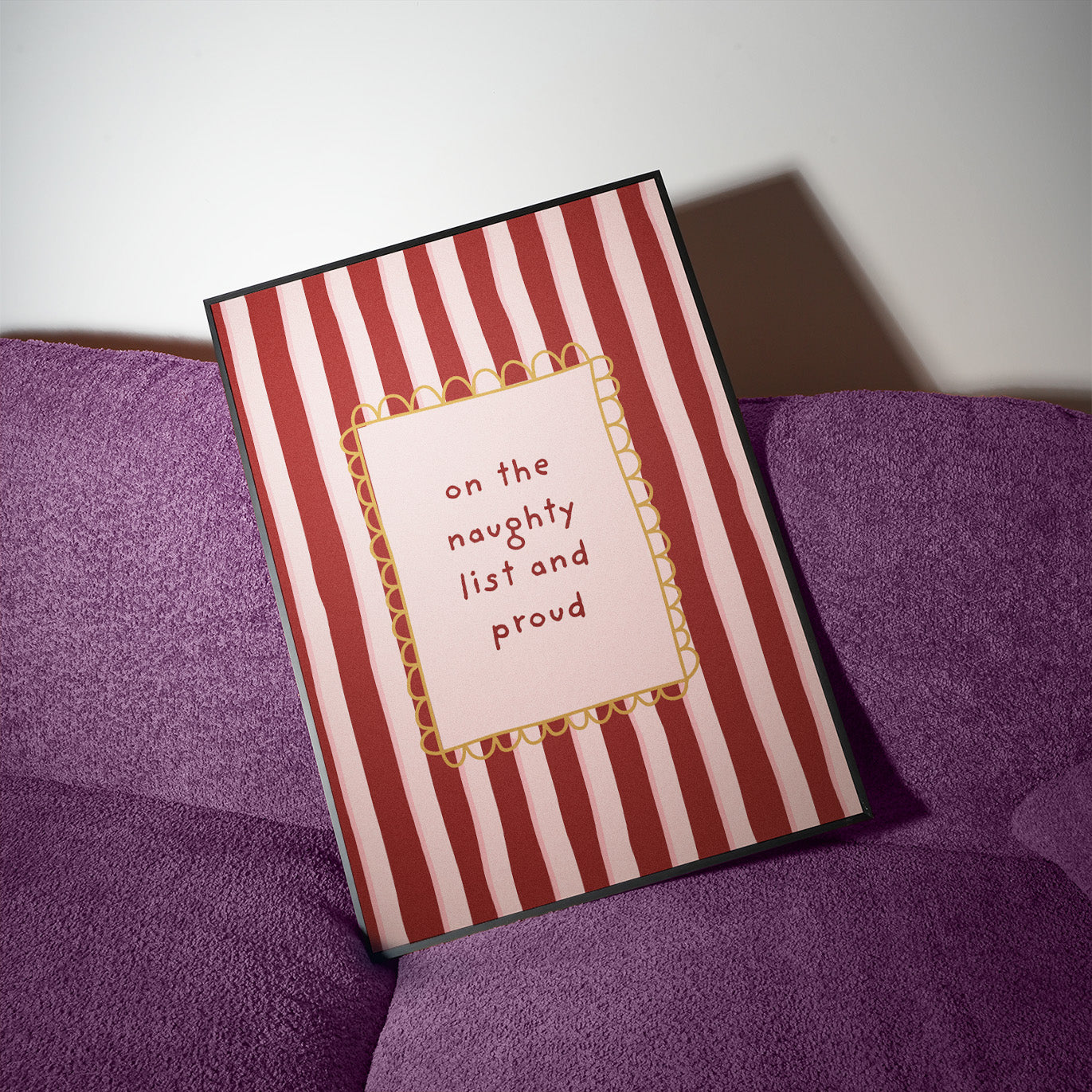 On the naughty list and proud