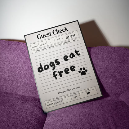 Dogs eat free