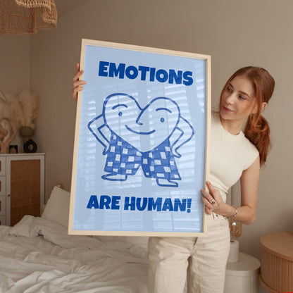 Emotions are human