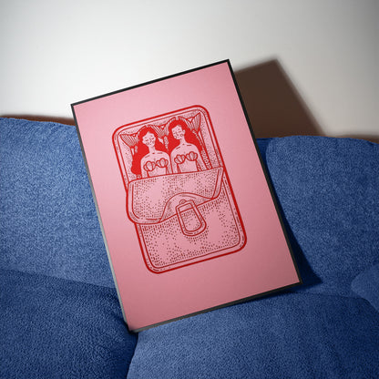 Pinke Meerjungfrauen