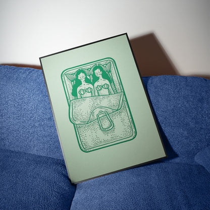 Grüne Meerjungfrauen