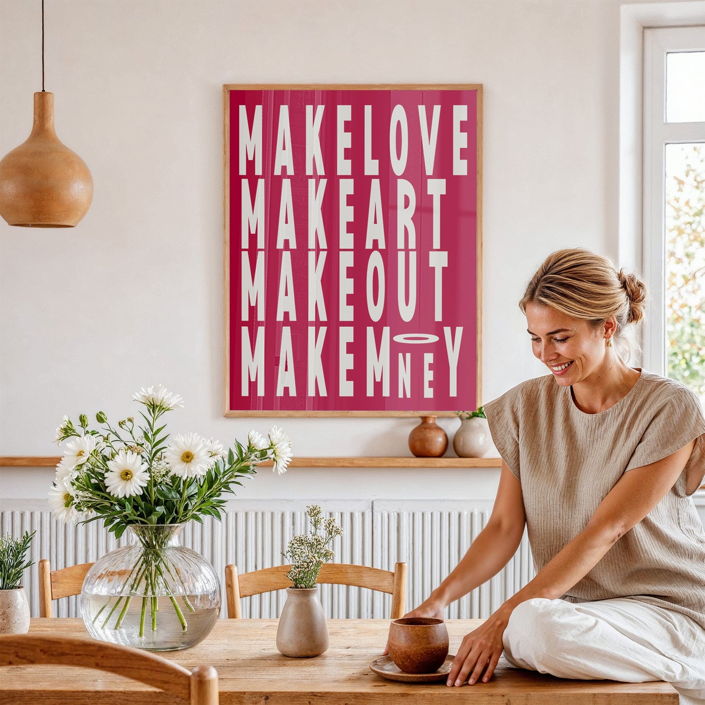 Make Love, Art, Out & Money